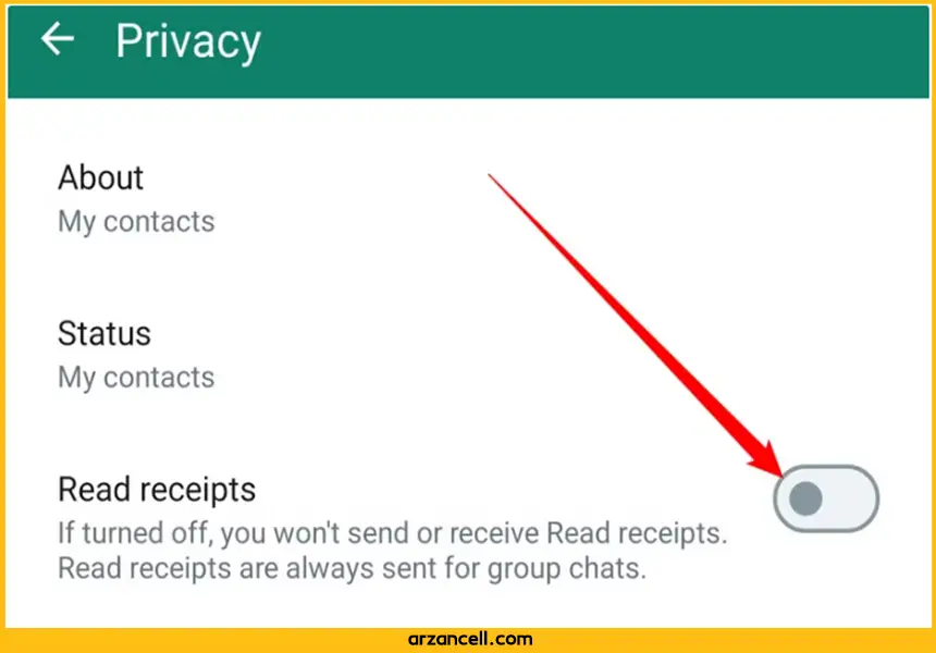 فعال کردن Read Receipts در واتساپ